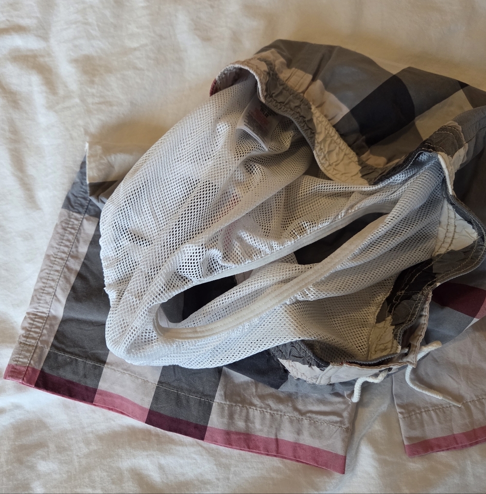 Boys Kids BURBERRY Children Swim Trunks Size 10Y - Picture 6 of 8